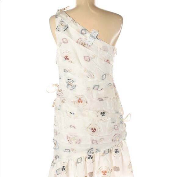 ALC Barney’s Embroidered One Shoulder Dress size 8 NWT - Picture 5 of 6